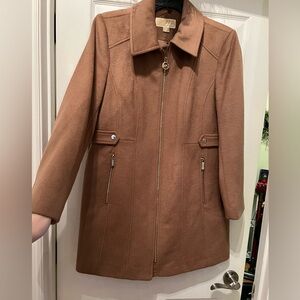 Michael Kors Tan Pea Coat- Never Worn! 🧥💕